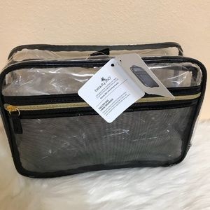 NWT large clear organizer toiletry bag